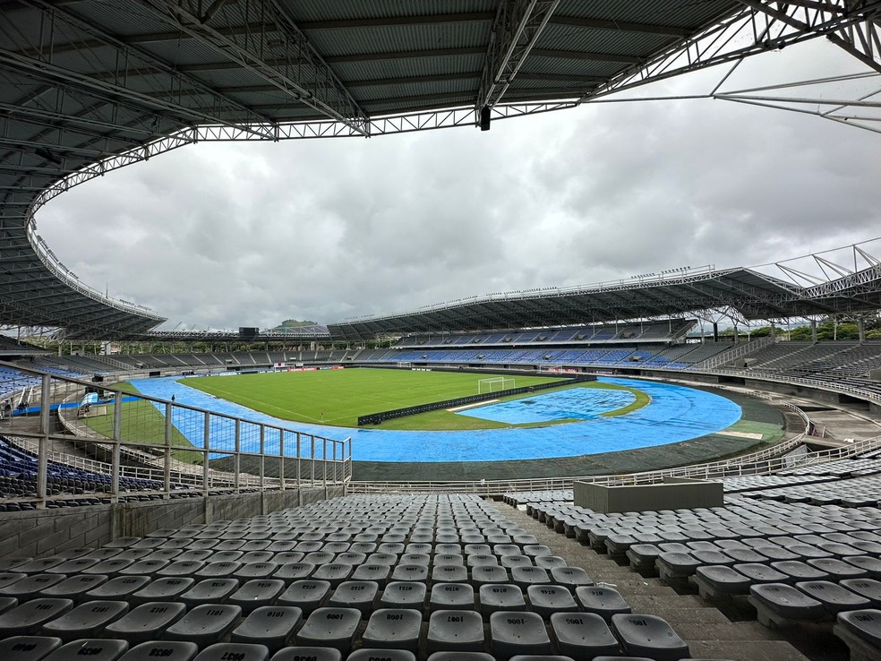 Estádio Hernán Ramírez Villegas, em Pereira, na Colômbia — Foto: Emilio Botta
