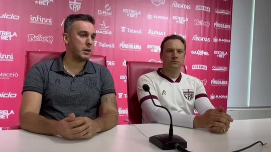 Thiago Paes diz que CRB colapsou no último mês e precisava mudar; vídeo - Programa: Globo Esporte AL 