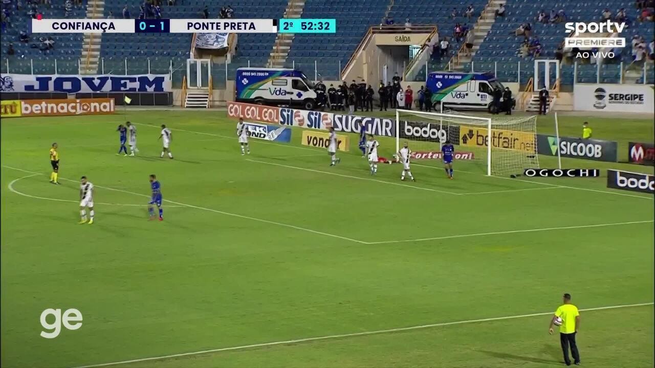 Confiança 0 x 1 Ponte Preta: assista ao gol e melhores momentos da ...