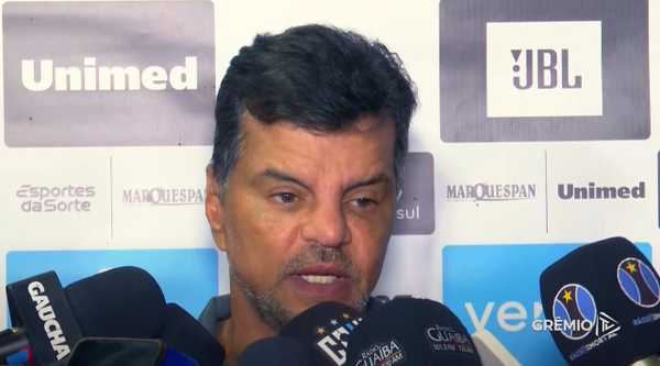 Auxiliar explica reservas e ausência de medalhas do Grêmio na Recopa Gaúcha.