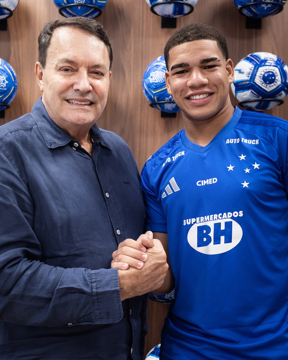 Thaylon atacante do Cruzeiro — Foto: Gustavo Aleixo/Cruzeiro