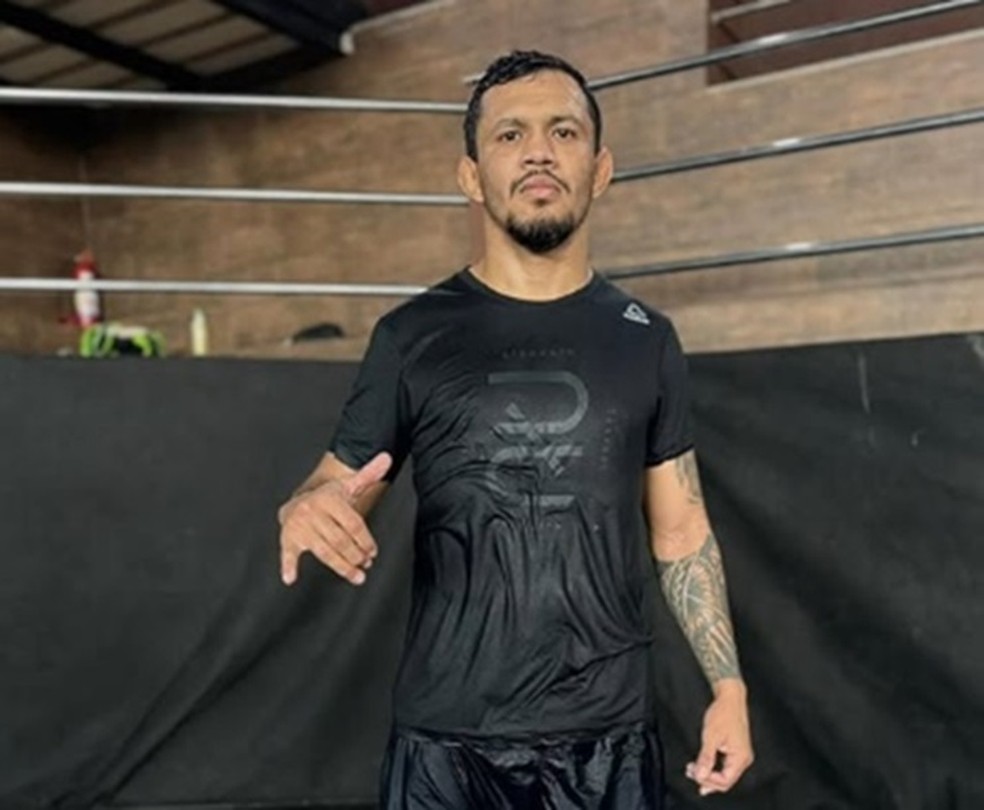 Cleiver Fernandes após treino na Nova União — Foto: Arquivo pessoal
