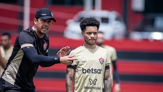 Escalação do Vitória contra o Atlético-MG: veja desfalques e time provável após último treino