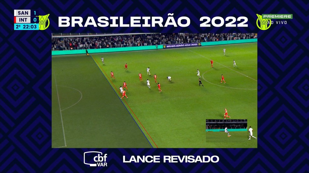 VAR tem primeira impressão de lance legal em gol anulado do