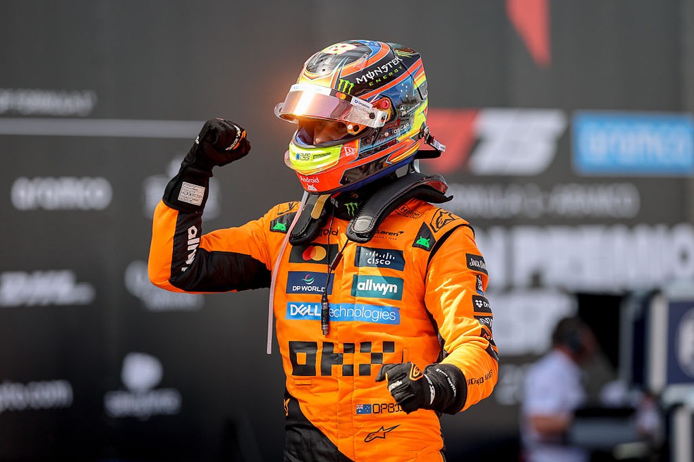 Oscar Piastri vence GP da Espanha da F1 em 2025 &mdash; Foto: Kym Illman/Getty Images