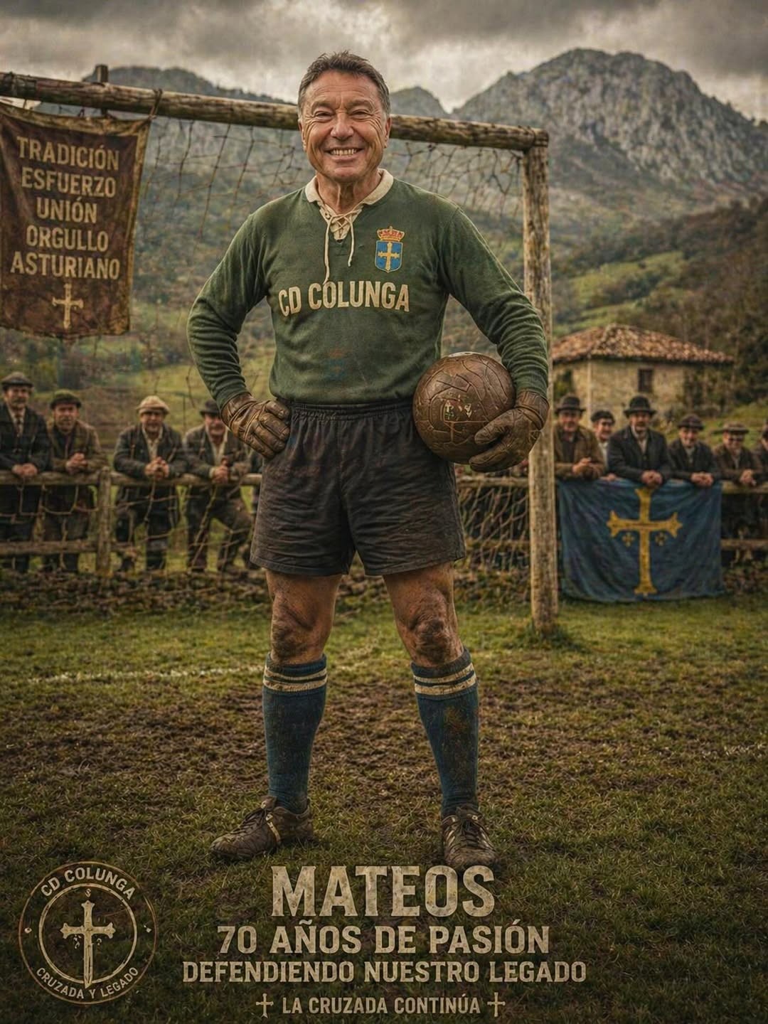 Goleiro de 70 anos fará jogo de futebol oficial na Espanha; entenda