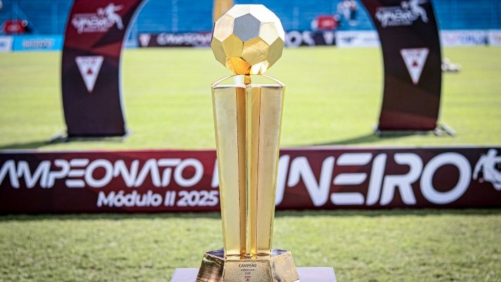 Troféu Módulo 2 Mineiro — Foto: FMF/Divulgação