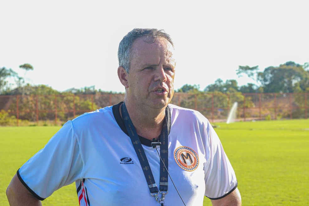 Alan George, t&eacute;cnico do Manauara &mdash; Foto: Rudson Renan/Manauara EC