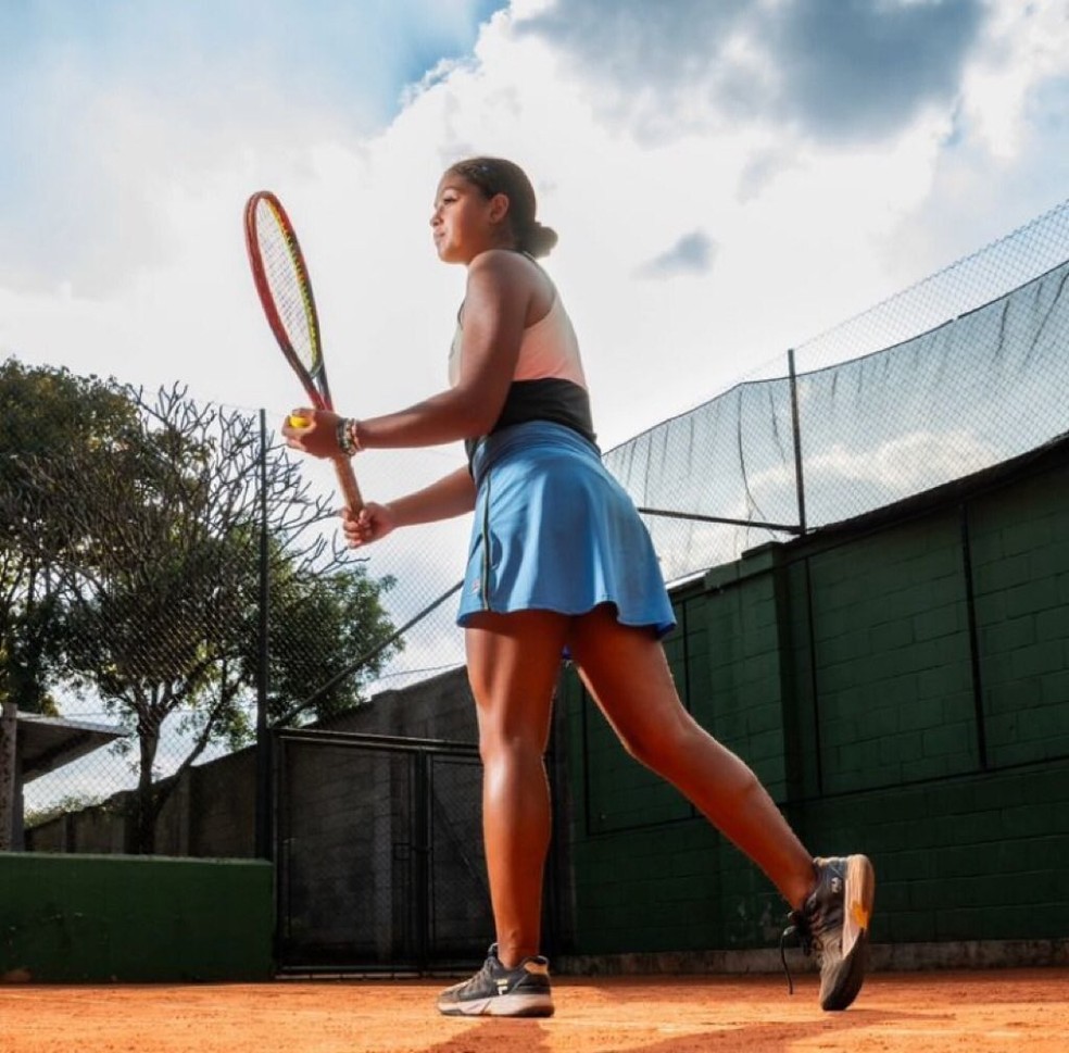Nauhany Silva será tenista mais jovem no ranking da WTA — Foto: Reprodução/Instagram