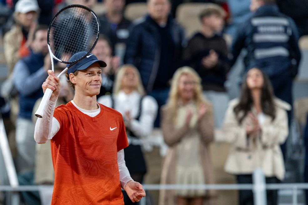 Jannik Sinner é o líder do ranking mundial de tênis — Foto: Tim Clayton/Corbis via Getty Images