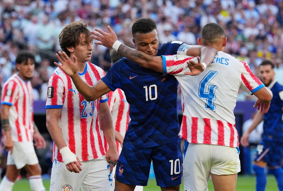Mbappé em ação — França na Copa