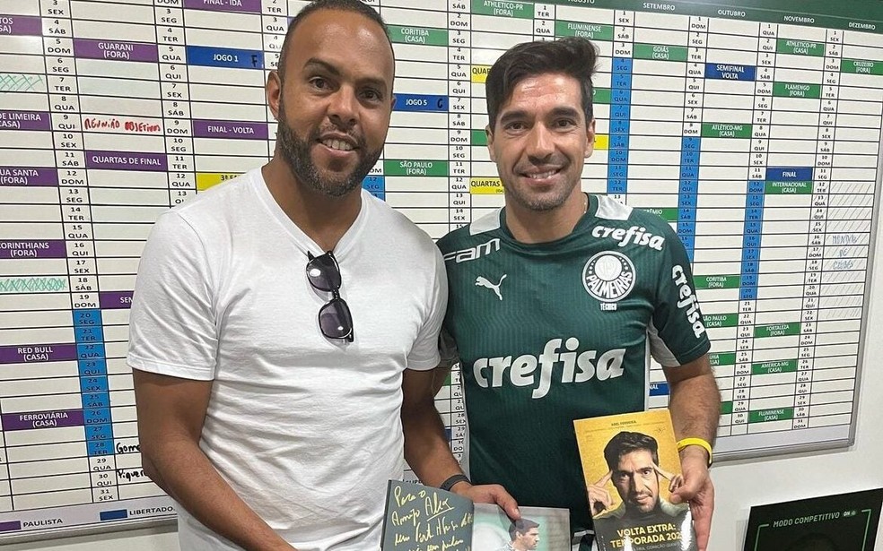 Alecsandro e Abel Ferreira — Foto: Arquivo pessoal