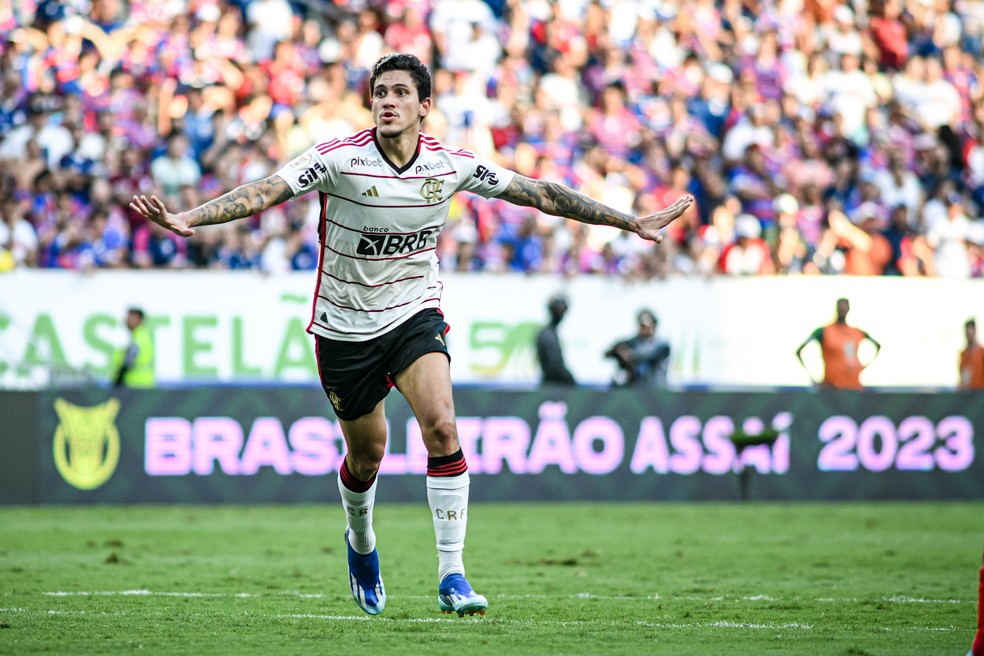 pedro, flamengo, castelão — Foto: Kely Pereira/AGIF