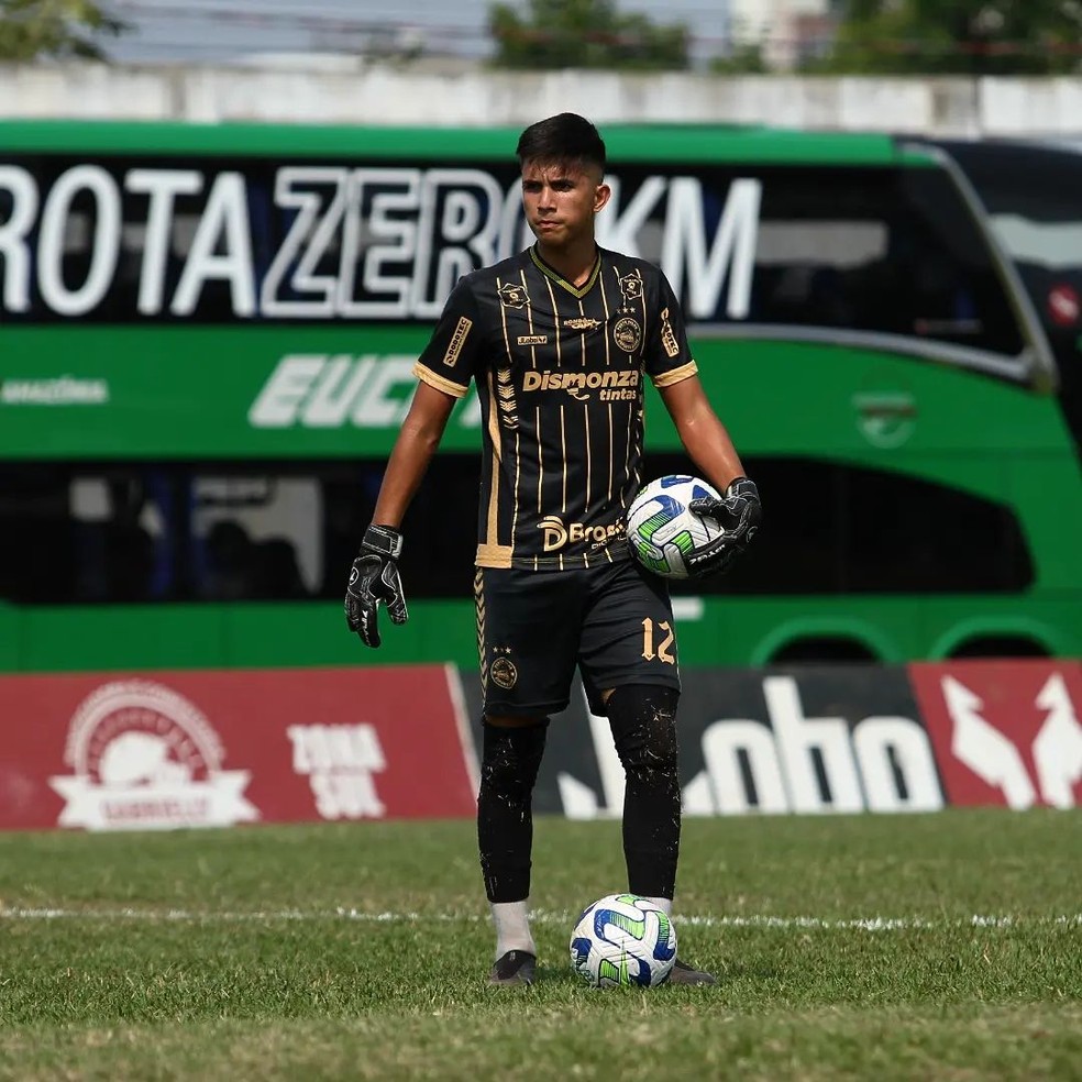 Kalebe, goleiro ex-Porto Velho, anunciado pelo Genus — Foto: Arquivo Pessoal