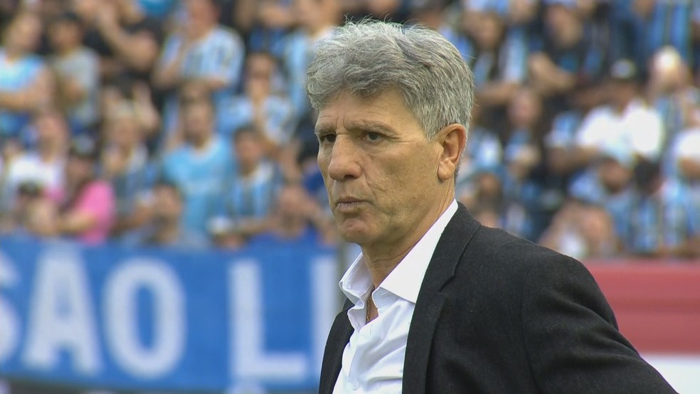 Renato em derrota do Grêmio para o Bahia — Foto: Reprodução