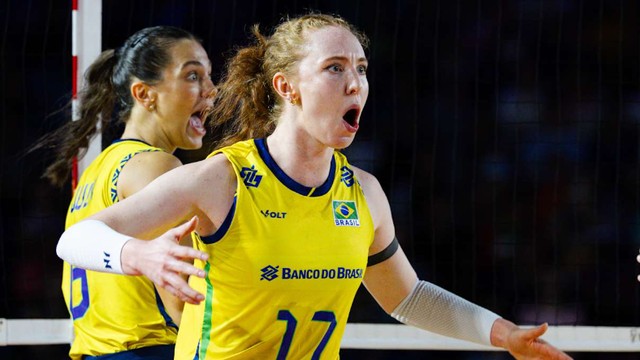 Julia Bergmann Brasil x Porto Rico Mundial de vôlei