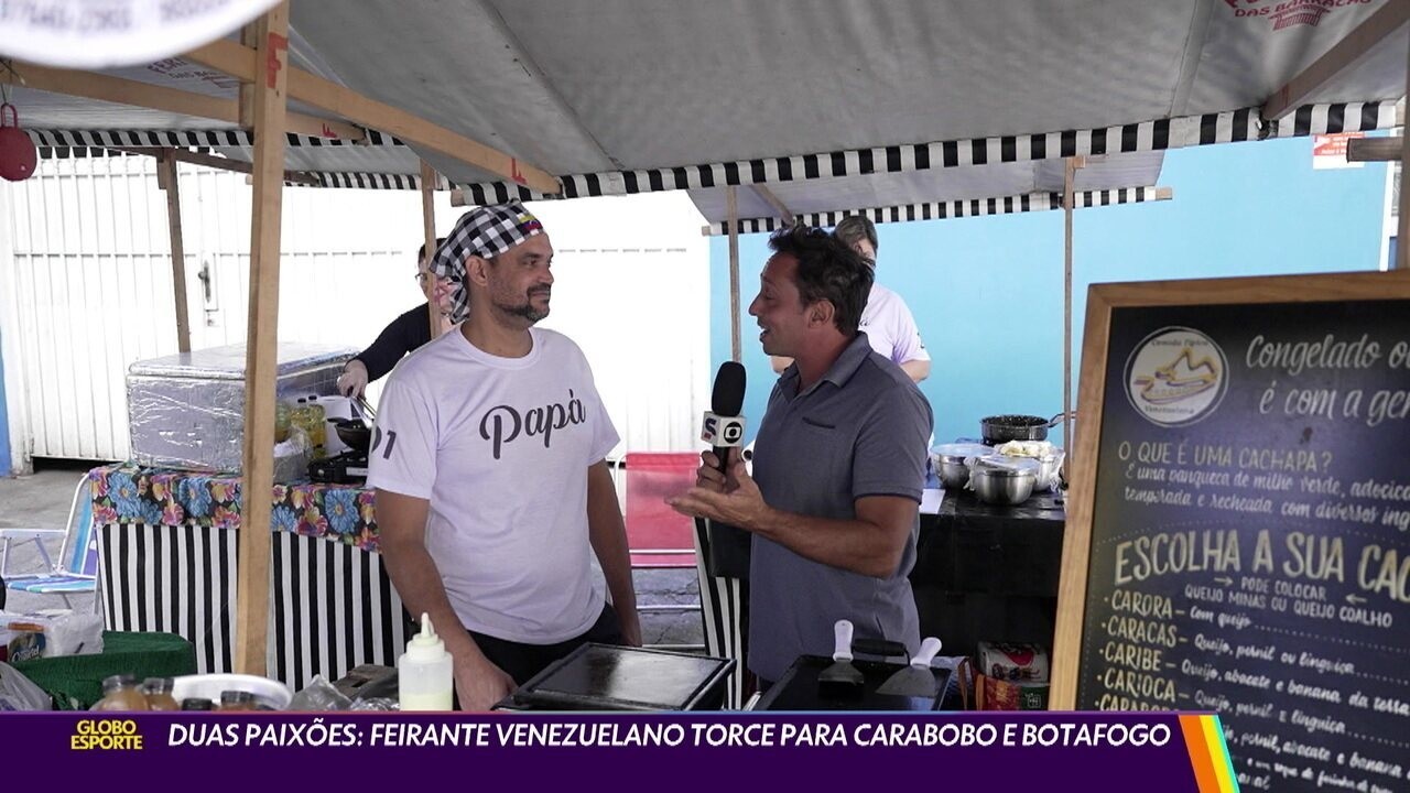 Diego Merino, técnico do Carabobo, em coletiva de imprensa