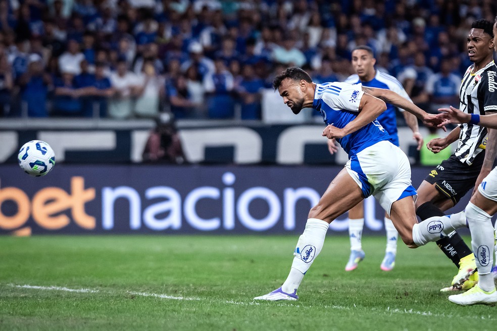 Fabrício Bruno; Cruzeiro x Santos — Foto: Gustavo Aleixo/Cruzeiro