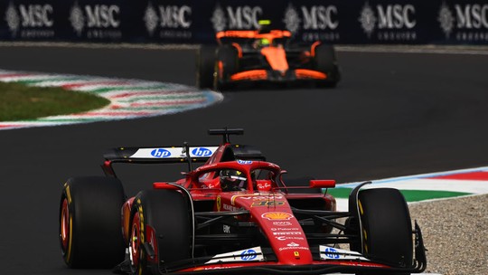 Leclerc segura Piastri e Ferrari vence GP da Itália pela 20ª vez - Foto: (Rudy Carezzevoli/Getty Images)