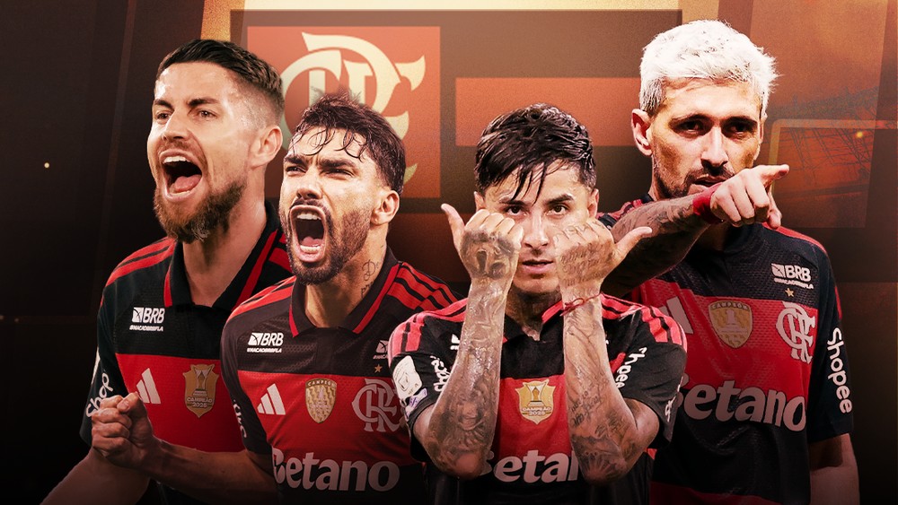 Quarteto com Paquetá e Arrascaeta não atua junto no Flamengo desde março