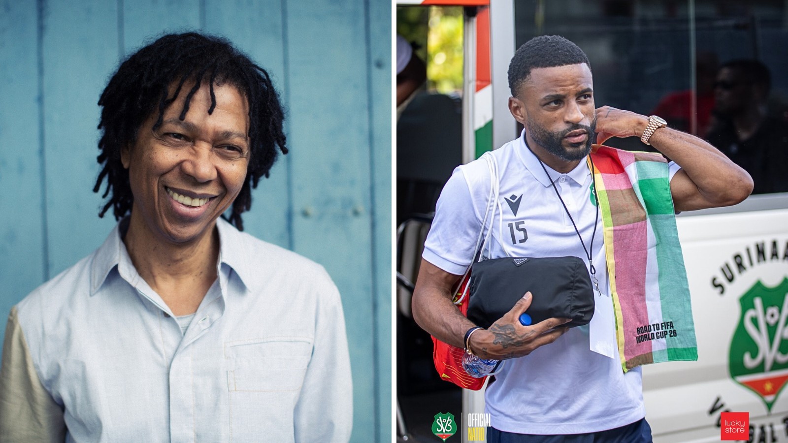 Meia do Suriname, Djavan disputa vaga na Copa e explica nome de cantor