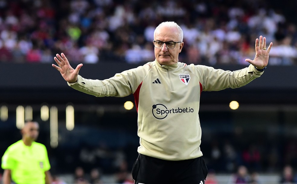 São Paulo x Fluminense, Dorival Júnior — Foto: Marcos Ribolli