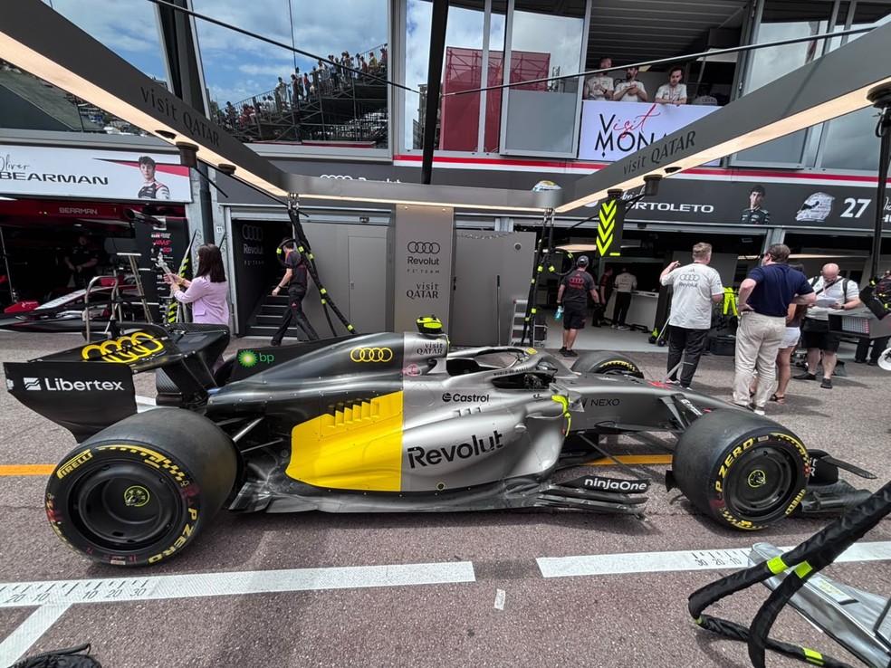 Pintura especial da Audi para o GP de Mônaco de F1 2026