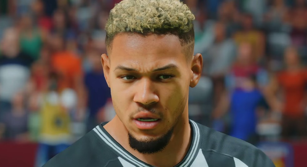 Joelinton em captura de tela do EA SPORTS FC 24 — Foto: Reprodução/VIP2GAMING