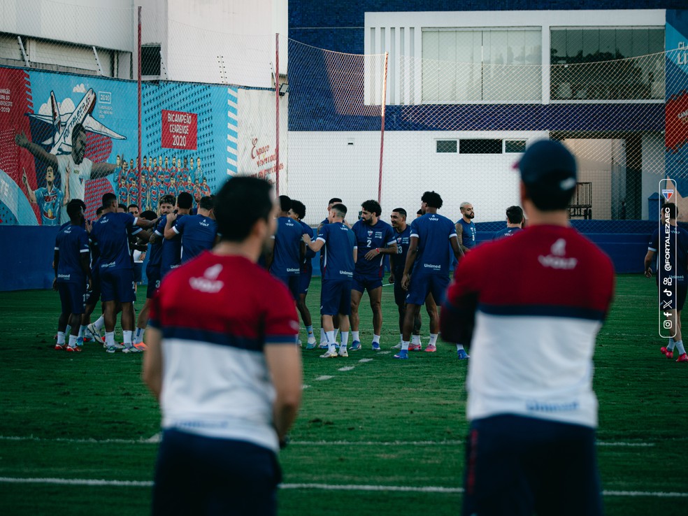 Treino do Fortaleza no Pici — semana de treinos