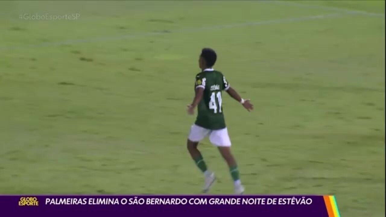Estêvão busca seu primeiro gol em clássico e é destaque no Palmeiras.