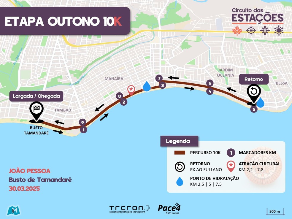 Circuito das Estações 2025 - Outono 10 km — Foto: Divulgação