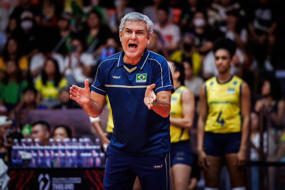 Zé Roberto no Mundial feminino de vôlei  — Foto: FIVB
