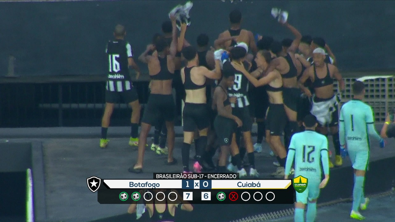 Botafogo 1 x 0 Cuiabá | Melhores Momentos | Quartasnovibet xmasfinal | Brasileirão Sub-17