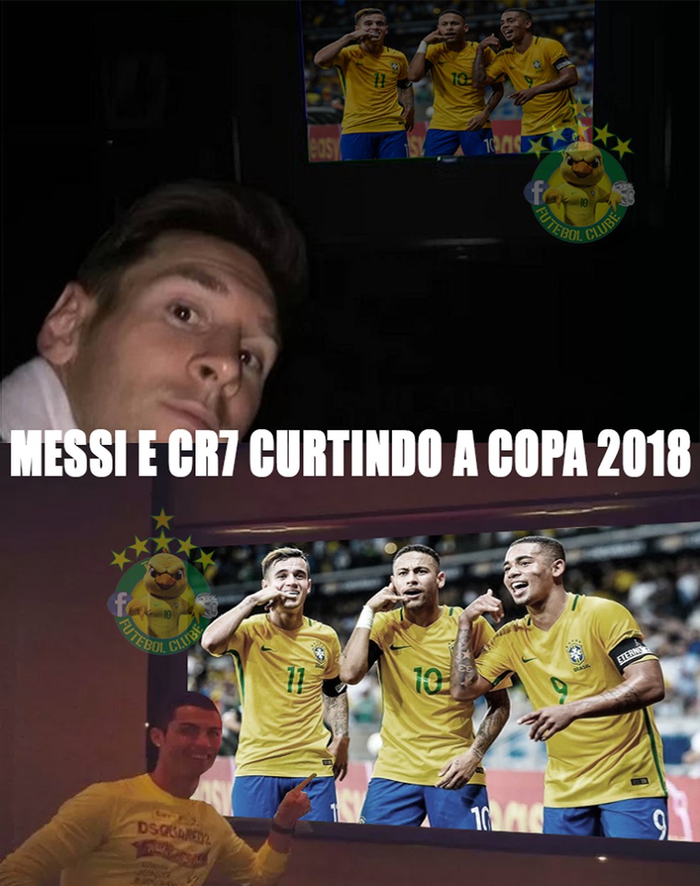 Fora da Copa, C. Ronaldo e Suárez viram alvo de memes; veja
