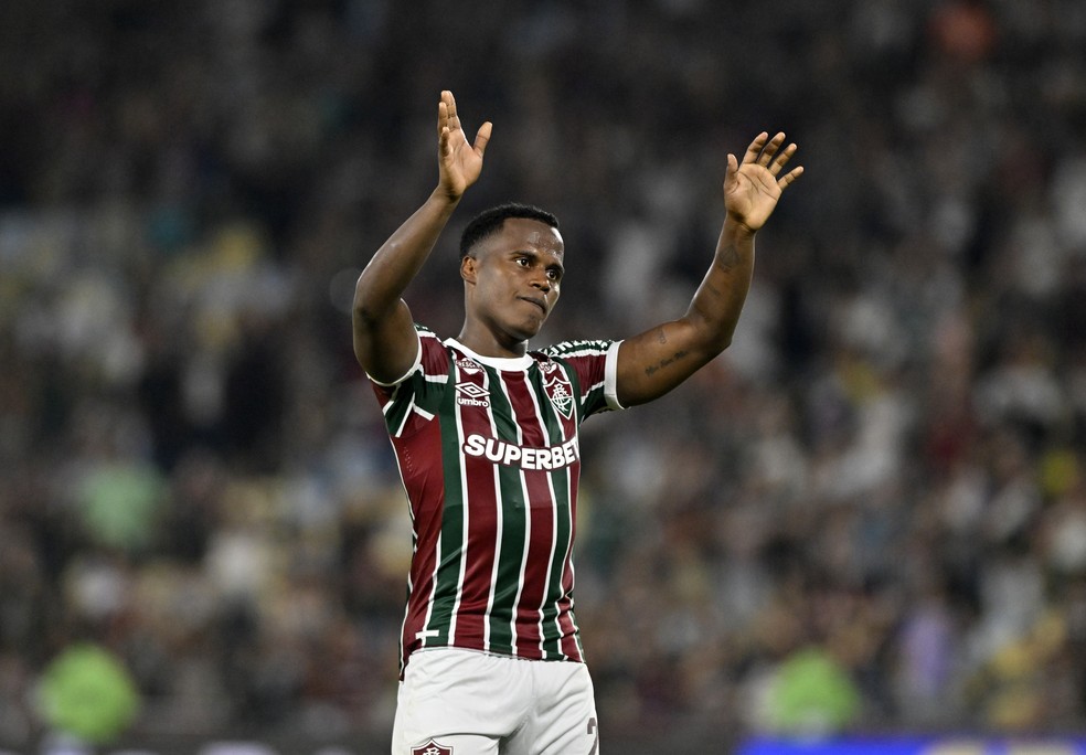 Arias se despede do Fluminense em derrota para o Cruzeiro — Foto: André Durão