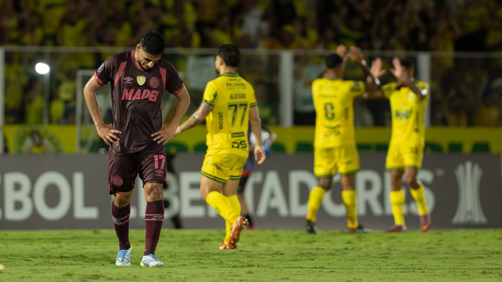 Mirassol x Lanús pela Libertadores — Foto: Joisel Amaral/AGIF