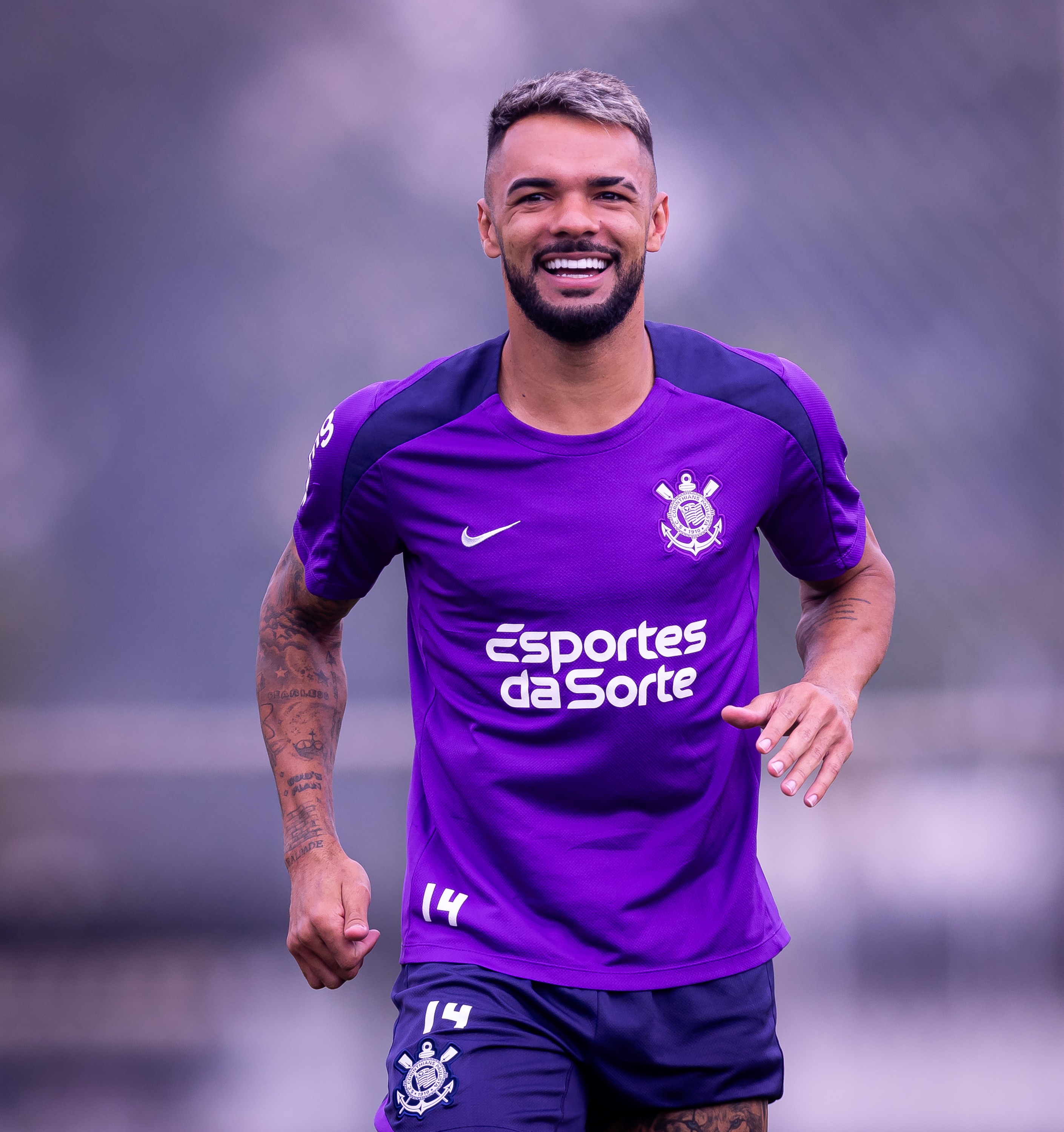 Raniele completará 100 jogos pelo Corinthians contra o Santos