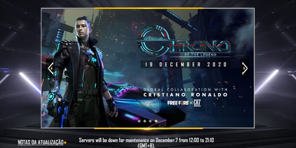 Free Fire: Cristiano Ronaldo é novo personagem do jogo - ROLNEWS