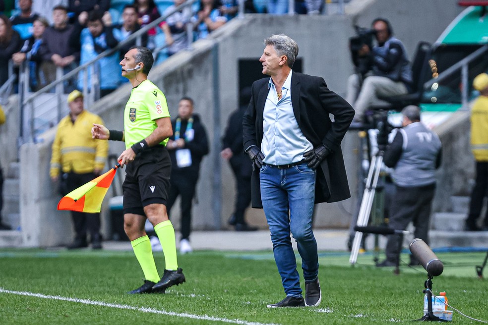 Renato Portaluppi, Renato Gaúcho, técnico do Grêmio — Foto: Maxi Franzoi/AGIF