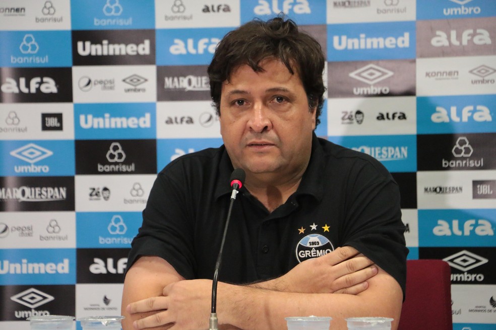 Alberto Guerra, presidente do Grêmio — Foto: Rafael Favero
