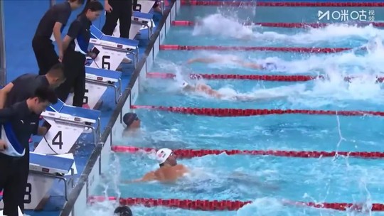 Cielo diz que recorde já estava "na corda bamba" e aposta em Caribé: "Chance de medalha olímpica" - Programa: ge highlights 