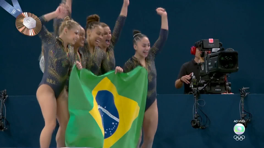 🥉🥉🥉🥉🥉 Brasil é bronze por equipes na ginástica - Programa: Jogos Olímpicos Paris 2024 