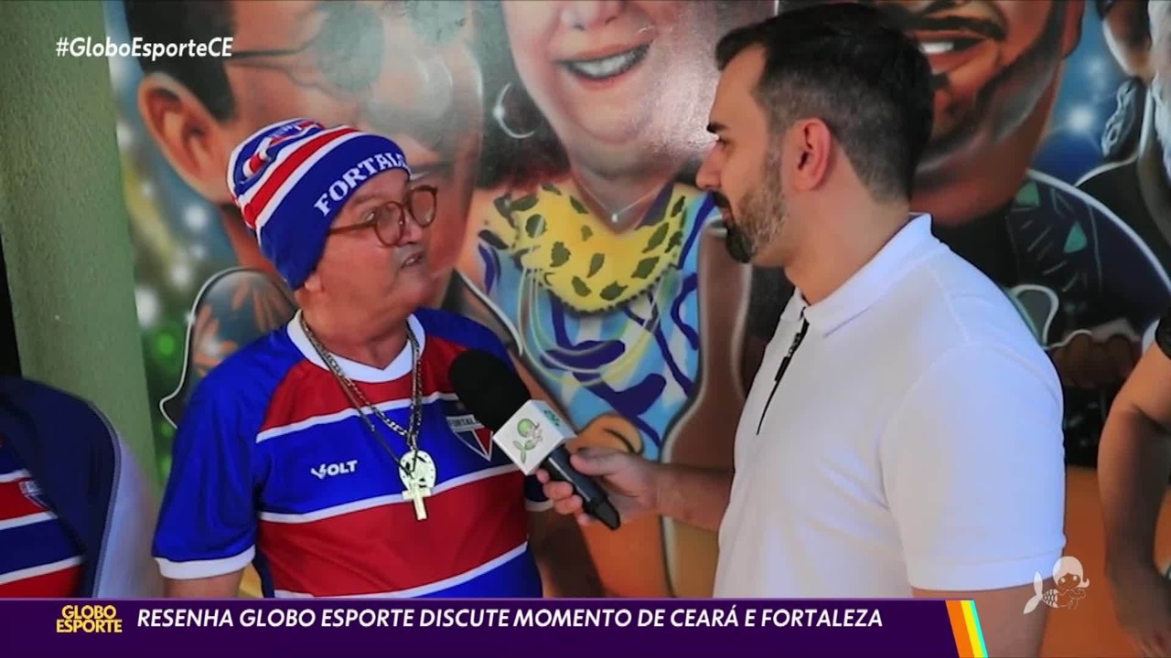 Resenha Globo Esporte discute momentohistorico double arberyCeará e Fortaleza