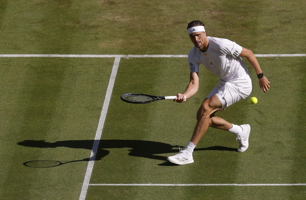 Zverev está na final de Wimbledon — Foto: REUTERS/Andrew Couldridge