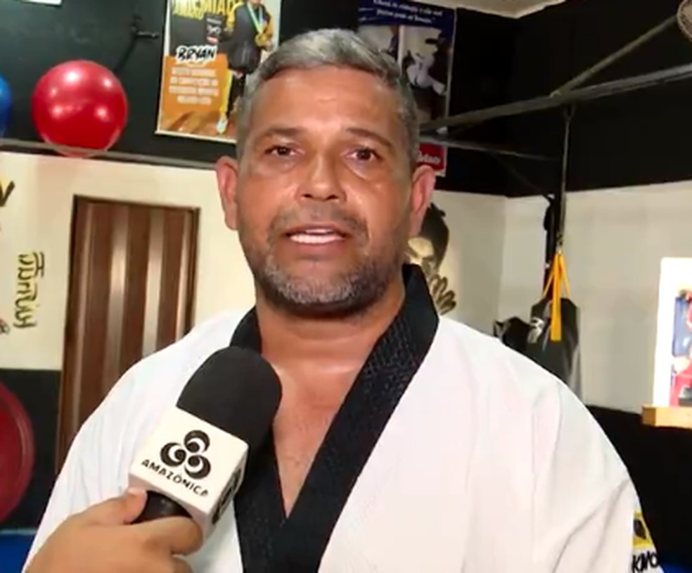 Levy Azevedo, mestre de taekwondo — Foto: Reprodução/Rede Amazônica Acre