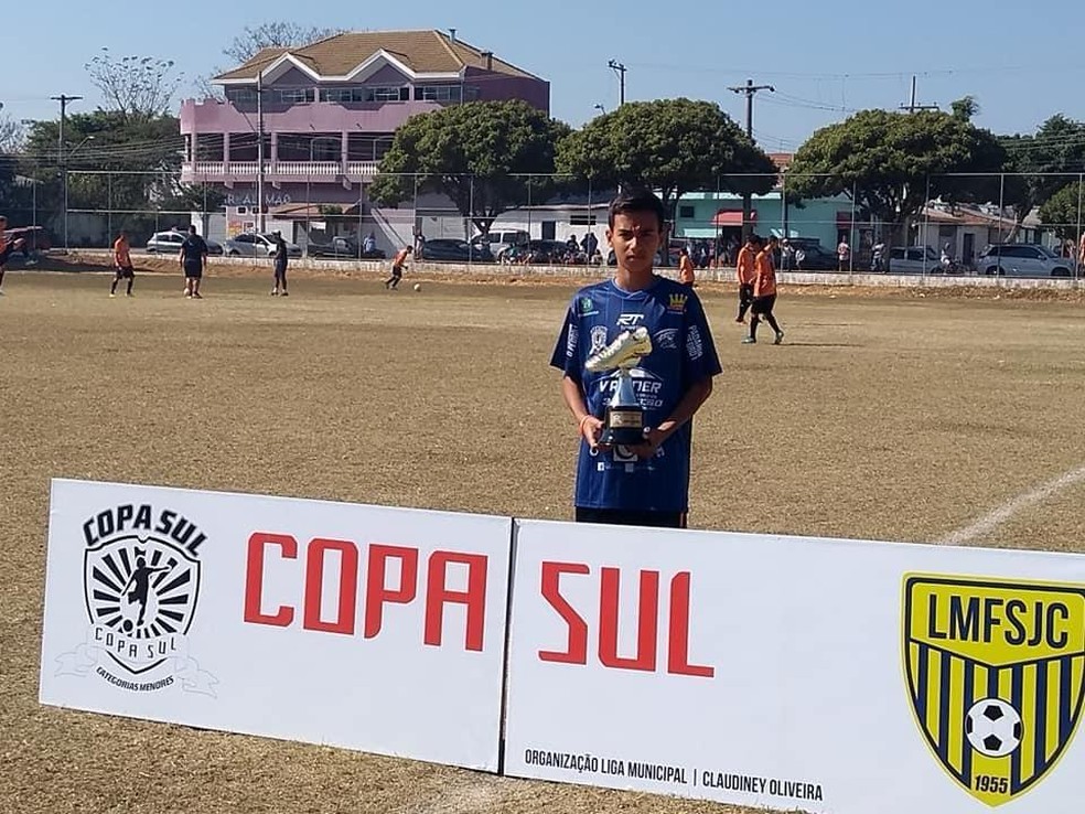 Vitor Reis foi artilheiro em competição em São José dos Campos — Foto: Arquivo pessoal