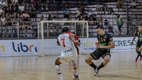 De virada, Joinville goleia Praia e sobe para vice-liderança na Liga Nacional de Futsal