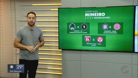 Com destaques no banco de reservas, times do Sul de Minas começam a disputa da Segundona  - Programa: Jornal da EPTV 1ª Edição - Sul de Minas 