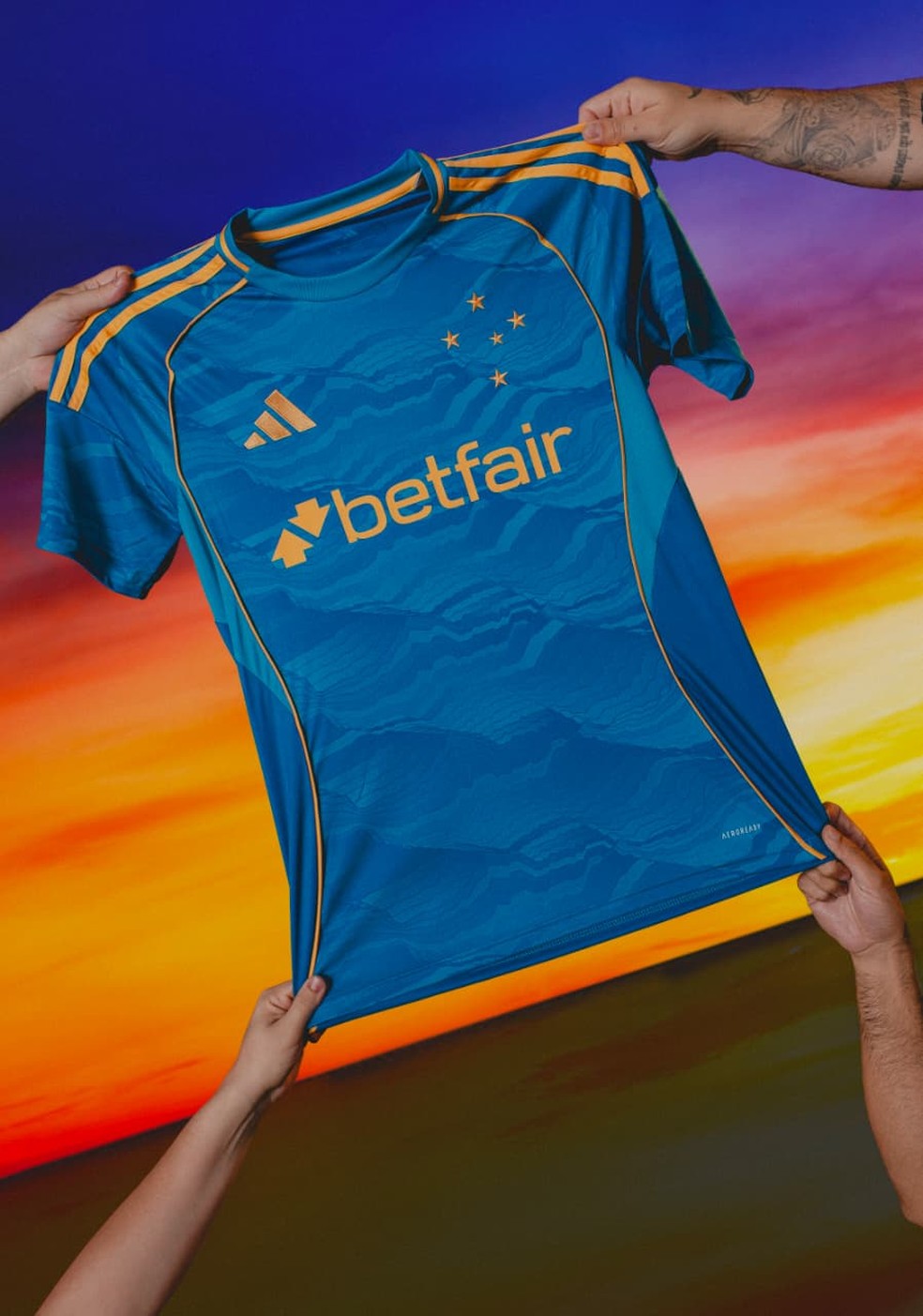 Uniforme 3 do Cruzeiro para 2025 — Foto: Divulgação