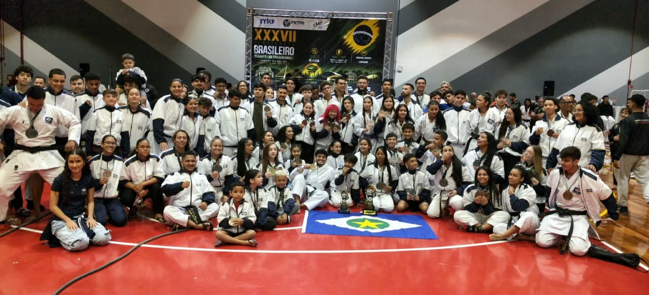 Mato Grosso é campeão brasileiro de Karatê-Dô Tradicional em Curitiba